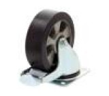 Pojezdové kolo Ø: 160mm W: 50mm H: 193mm otočné s brzdou 500kg