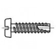 Vrut 2,2x9,5 Hlava: válcová plochá 0,6mm kalená ocel zinek