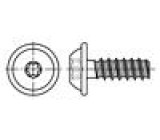 Vrut pro plasty 4x16 Hlava: kulatá Torx® TX20 ocel zinek