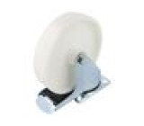 Pojezdové kolo Ø: 200mm W: 50mm H: 235mm otočné s brzdou 350kg