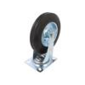 Pojezdové kolo Ø: 200mm W: 27mm H: 237mm otočné 230kg Mat: pryž