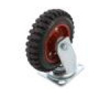 Pojezdové kolo Ø: 160mm W: 50mm H: 193mm otočné 150kg Mat: pryž