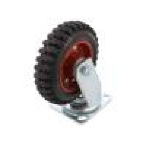 Pojezdové kolo Ø: 160mm W: 50mm H: 193mm otočné 150kg Mat: pryž