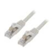 Patch cord S/FTP 6a drát Cu LSZH šedá 3m 27AWG Økab: 5,8mm