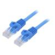 Patch cord U/UTP 6 lanko CCA PVC modrá 2m 26AWG Økab: 6,2mm