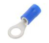 Hrot: očkový M5 Ø: 5,3mm 1,5÷2,5mm2 krimpovací na kabel modrá