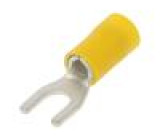 Hrot: vidličková M5 Ø: 5,3mm 4÷6mm2 krimpovací na kabel žlutá