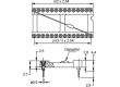 Patice DIP 40 PIN 15,24mm zlacený polyester UL94V-0 10Ω THT