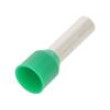 Hrot: trubičkový 6mm2 krimpovací na kabel izolovaná zelená