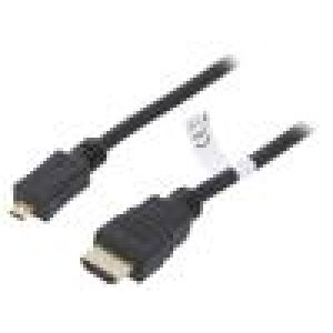 Kabel Ethernet,HDMI 2.1 HDMI vidlice,z obou stran 2m černá