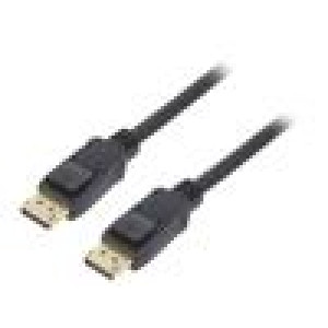 Kabel DisplayPort 1.4,HDCP 2.2 3m černá