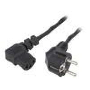Kabel 3x1mm2 PVC 5m černá 10A 250V