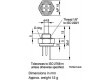 Čidlo termistor NTC -30-110°C 3kΩ 375mW Ø15x35mm Závit:1/8