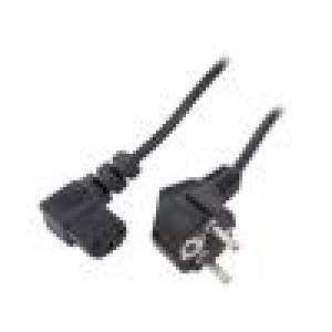 Kabel 3x0,75mm2 PVC 1,2m černá 10A 250V