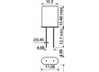 Rezonátor krystalový 1,8432MHz ±20ppm 30pF THT HC49