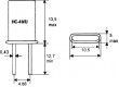 Rezonátor krystalový 12,228MHz ±30ppm 16pF-30pF THT HC49/U