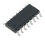 74HCT175D.653 IC: číslicový klopný obvod D Ch: 4 CMOS,TTL HCT SMD SO16