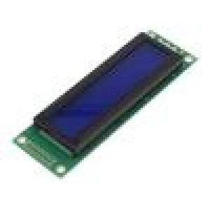 Zobrazovač: LCD alfanumerický STN Negative 20x2/2x20 modrá
