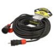 Prodlužovací síťový kabel Zásuvky: 1 guma černá 3x2,5mm2 25m