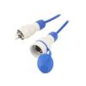 Prodlužovací síťový kabel Zásuvky: 1 PUR modrá 3x1,5mm2 15m