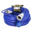 Prodlužovací síťový kabel Zásuvky: 1 PUR modrá 3x2,5mm2 50m