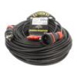 Prodlužovací síťový kabel Zásuvky: 1 guma černá 3x1,5mm2 50m