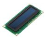 Zobrazovač: OLED alfanumerický 16x2 Rozm: 80x36x10mm žlutá
