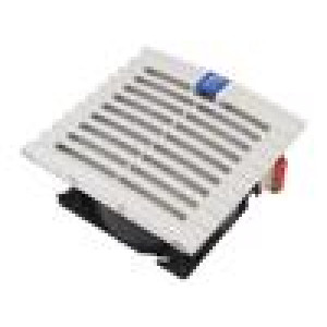 Ventilátor: AC ventilační panel 115VAC 66m3/h 49dBA IP54