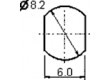 Zásuvka banánek 4mm 10A 60VDC modrá niklovaný povrch UL94V-2