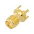 Socket SMA female straight 50Ω THT on PCBs teflon (PTFE)