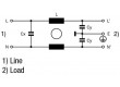 Filtr odrušovací síťový 250VAC 4mH Cx:68nF Cy:2,2nF 37mm