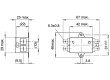 Filtr odrušovací 250VAC 10mH Cx:15nF Cy:2,2nF 1A -25-100°C