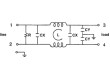 Filtr odrušovací 250VAC 0,9mH Cx:100nF Cy:3,3nF 10MΩ řada T1