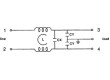 Filtr odrušovací 250VAC 1,8mH Cx:100nF Cy:3,3nF Iprac.max:3A