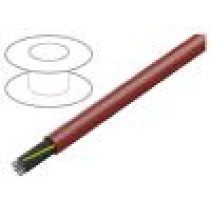 Vodič SiHF Cu lanko 20G1,5mm2 silikonový kaučuk -60÷180°C