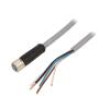 Kabel: pro snímače/automatizaci M12 přímý 3m 7000 Power PUR