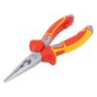 Pliers insulated,half-rounded nose,telephone,elongated 170mm