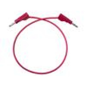 BU-P4911B-60-2 Měřicí šňůra 20A banánek 4 mm,z obou stran Ujmen: 1kV červená