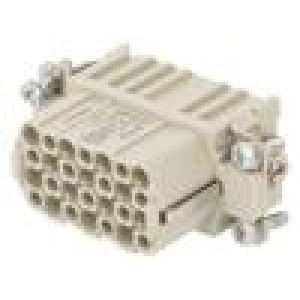 Konektor: HDC kontaktní vložka zásuvka Han® DD PIN: 28 28+PE