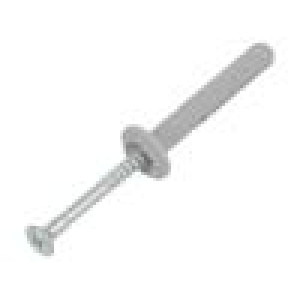 Plastic anchor 6x40 N with screw 100pcs 6mm