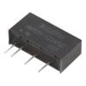 AM1DS-1224SJZ Měnič: DC/DC 1W Uvst: 10,8÷13,2V Uvýst: 24VDC Ivýst: 42mA SIP7