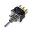 Přepínač páčkový pol: 3 DP4T 6A/250VAC -20÷70°C Páka: kulatá