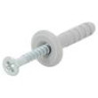 Plastic anchor 8x40 N with screw 50pcs 8mm