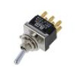 Přepínač páčkový pol: 2 DPDT ON-ON 0,02A/20VAC 0,02A/20VDC