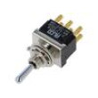 Přepínač páčkový pol: 3 DP3T ON-OFF-ON 6A/250VAC -20÷70°C
