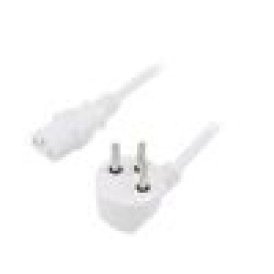 Kabel 3x0,75mm2 IEC C13 zásuvka,IS1-16P (H) úhlová vidlice