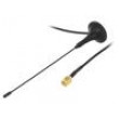 Anténa RF 3dBi lineární magnet 50Ω 470÷862MHz Ø: 29,4mm
