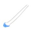Kondenzátor keramický MLCC 100pF 50VDC C0G ±5% THT 2,5mm