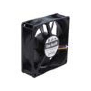 Ventilátor: DC axiální 5VDC 80x80x25mm 49,8m3/h 23dBA