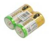 Baterie: alkalická 1,5V C Počet čl: 2 nenabíjecí SUPER